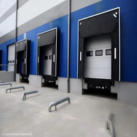 Portes commerciales enroulées en acier résistant au feu de conception moderne avec fenêtres Surface finie pour ateliers-par Master Home
