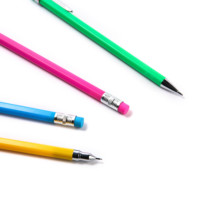 Crayon mécanique de style crayon à papier de marque TY, logo personnalisé, couleur unie, 0,5 mm, vente chaude