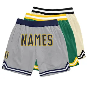 Logo personalizzato da uomo in palestra short blank sport jogger swim beach uomo estivo maglia pantaloncini pantaloncini da tuta da uomo per il sudore corto