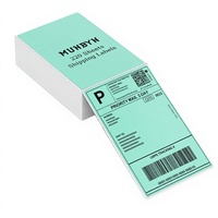 Autocollants adhésifs thermosensibles blancs 4x6, étiquettes d'expédition thermiques A6, pliés en Z, adresse de livraison, pliés en accordéon, 500 feuilles