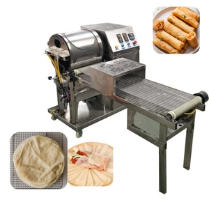 Logotipo Gratuito 	 Máquinas para hacer crepas y panqueques 	 Máquina para Hacer Roti Roomali 	 Máquina para hacer rollitos primaverales, mini tortillas <span class=keywords><strong>de</strong></span> maíz para empanadillas <span class=keywords><strong>de</strong></span> pato asado - Product Image 6