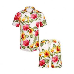 Nueva Llegada, Ropa de Verano, Camisa con Estampado Completo, Conjuntos de Playa para Hombre, Conjunto de Pantalones Cortos para Hombre - Product Image 1