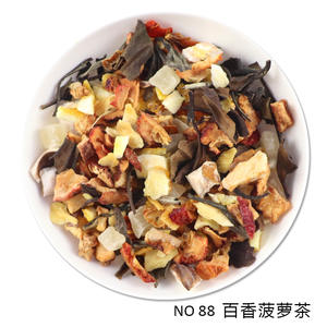 Kostenlose Probe Passions frucht Ananas Tee gemischt Früchte tee Private Label loser Tee zum Abnehmen - Product Image 5