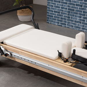 Macchina <span class=keywords><strong>Pilates</strong></span> Commerciale in Legno di Alta Qualità, Best Seller, con Reorganizer Bianco e Binari Laterali Completi - Product Image 4