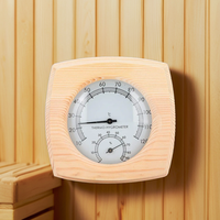 Accessoires pour sauna sec : Thermomètre-hygromètre (2-en-1)