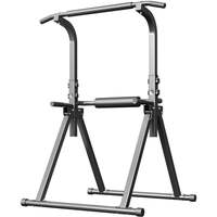 Tour de musculation pliable avec barres de traction et stations de dips, hauteur réglable, en acier, équipement de fitness à domicile