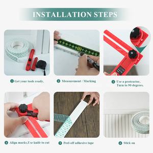 Moderno autoadesivo EVA 3D pannelli murali design minimalista Peel & Stick <span class=keywords><strong>modanatura</strong></span> strisce piatte per decorazioni murali per ville hotel - Product Image 5