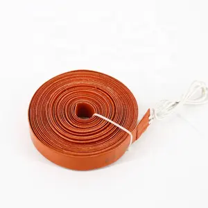 220v flexible silicone heating strip customized pipe warming strip