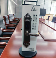 Cerradura Digital Inteligente para Puerta de Hotel PRND, Diseño Clásico en Aleación de Zinc, Resistente al Agua y Antirrobo, Sistema de Tarjeta Inteligente