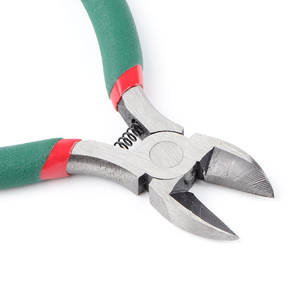 Pince diagonale de qualité industrielle, 5 pouces, en acier au chrome vanadium, à mâchoires lisses, coupe-fils, à bouche inclinée pour une coupe de précision - Product Image 2