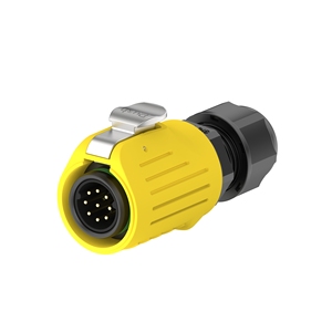Connecteur industriel étanche EW-LP16 jaune femelle montage sur panneau rapide 2/3/4/5 Core Lock Wire Power <span class=keywords><strong>Aviation</strong></span> Plug - Product Image 3