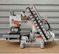 Machine à coudre industrielle SIRUBA VC008 à cylindre multi-aiguilles, point de chaînette double, pour matériaux tricotés et décoratifs
