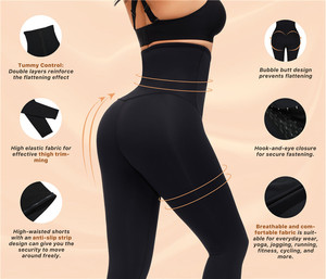 Vendita calda HEXIN all'ingrosso Logo personalizzato a compressione ganci regolabili per pancia Trimmer 2 in 1 girovita <span class=keywords><strong>corsetto</strong></span> Leggings - Product Image 4