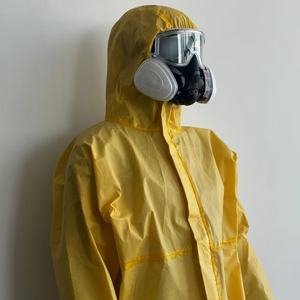 ชุดป้องกันสารเคมี แว่นตานิรภัย หน้ากากช่วยหายใจ ถุงมือ ชุดคลุมป้องกัน ชุดอุปกรณ์ป้องกันส่วนบุคคล (PPE) - Product Image 6
