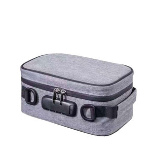 Sac RPET personnalisé avec logo, écologique, pour voyage, anti-odeurs, doublure en carbone, avec cadenas à combinaison, étui de rangement anti-odeurs - Product Image 1