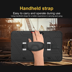 Ph860 Nhận Dạng Vân Tay 10 Inch Bằng Chứng Chống Sốc Dây Đeo Tay Thảm Máy Tính Bảng Công Nghiệp <span class=keywords><strong>Android</strong></span> Gồ Ghề Máy Tính Bảng PC Với NFC Đọc - Product Image 3