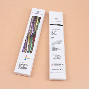 Fabricants professionnels fournissent des <span class=keywords><strong>bougies</strong></span> d'<span class=keywords><strong>anniversaire</strong></span> Bougie incurvée plaquée or - Product Image 2