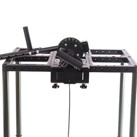 Système de poulie à poignée rotative en acier à résistance réglable pour l'entraînement au bras de fer, capacité 150 kg, durable, entraîneur de gym intégré
