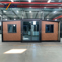 Casa Prefabricada Ecológica de Madera de 20 pies/40 pies, Casa Contenedor Expandible de Lujo con 2 Dormitorios para los Mercados de Australia, Estados Unidos y Canadá, Ideal para Airbnb