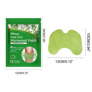 แผ่นแปะดูแลข้อเข่าสมุนไพรธรรมชาติแท้ 100% สาหร่ายวอร์มวูด ซาวธ์มูน - Product Image 2