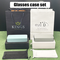 Boîtes étui à lunettes en papier rigide avec logo personnalisé de haute qualité étui à lunettes de soleil ensemble étui à lunettes ensemble d'emballage