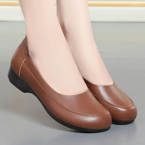 Ballerines et mocassins sportifs d'été en PU souple pour femmes, chaussures confortables à enfiler pour le bureau, la marche décontractée et le quotidien - Product Image 3