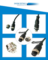 Connecteur GYD Bett IP65 étanche à contact en cuivre, boîtier en nylon, mâle/femelle, 3 broches GX16 pour applications aérospatiales FPC PCB RF