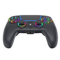 Manette de jeu sans fil avec connexion Bluetooth, joystick à effet Hall, éclairage RGB, gyroscope six axes, moteur de vibration pour manette PS5