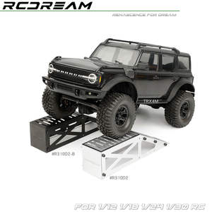 RCDream 1/18 1/24 Modèle de voiture, décorations de scène d'escalade, support de réparation de pont latéral simple pour essieu croisé, obstacle routier, unisexe, à partir de 14 ans - Product Image 4