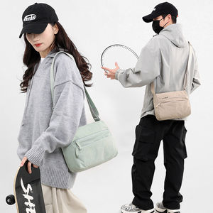 Tas kurir selempang Oxford ringan uniseks OEM Logo kustom tas Aktivitas Luar Ruangan ritsleting kapasitas besar portabilitas paket nyeri - Product Image 6