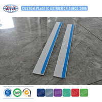 Profil en plastique PVC/ABS/PP/PE extrudé sur mesure pour rail de rideau de plafond et rail de guidage à roulettes