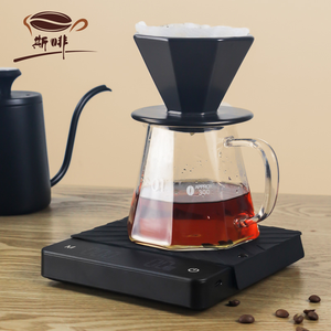 Balance de cuisine numérique portable NIBU en ABS avec minuteur, design antidérapant, capacité 10 kg, précision 1g, pour peser le café, fabriquée en Chine - Product Image 2