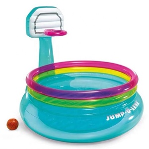 <span class=keywords><strong>INTEX</strong></span> 48267 SHOOT'N BOUNCE JUMP-O-LENE  Canasta de Baloncesto <span class=keywords><strong>Inflable</strong></span> para Niños Pequeños, Brincolín <span class=keywords><strong>Inflable</strong></span> para Interiores - Product Image 2