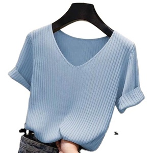 Nuova <span class=keywords><strong>maglietta</strong></span> coreana estiva a maniche corte per <span class=keywords><strong>donna</strong></span> studentessa <span class=keywords><strong>donna</strong></span> con maniche lunghe - Product Image 1