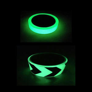 <span class=keywords><strong>Bande</strong></span> adhésive fluorescente, bleu haute luminosité, 1 feuille, lueur 12 h, lueur dans la nuit, ruban de film uv pour autocollants de sécurité de véhicule - Product Image 1