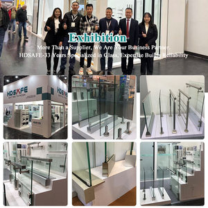 Ringhiera per <span class=keywords><strong>Balcone</strong></span> Esterno con Certificato CE, Vetro Stratificato di <span class=keywords><strong>Sicurezza</strong></span> per Balconi Commerciali, Base per Ringhiera e Corrimano - Product Image 5