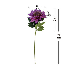 NINI Compra al por Mayor Flores Artificiales de Dalia Meiti, Dalia Individual Hecha de Seda de Primera Calidad, Flor Artificial para el Día de San Valentín - Product Image 6