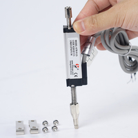 Mini transductor de Sensor de desplazamiento de posición lineal de autorrecuperación de carrera de medición de 50mm
