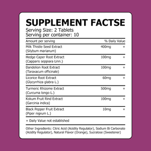 Tabletas Efervescentes para la Desintoxicación del Hígado con Extracto de Cúrcuma, MOQ Bajo, Favorecen el Bienestar General del Hígado, Suplemento Vitamínico - Product Image 2
