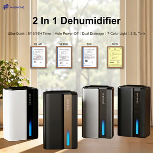 <span class=keywords><strong>Deshumidificador</strong></span> Inteligente HASHONE Tuya con Manguera de Drenaje, Temporizador, Modo de Reposo, Apagado Automático, Luz de 7 Colores para Sótanos, Baños, Dormitorios y Autocaravanas - Product Image 6