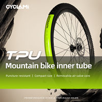 Noyau de soupape remplaçable CYCLAMI chambre à air en TPU ultra-léger Valve française de 45mm conçue pour les VTT de 26 à 29 pouces