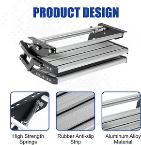 Cường độ cao thép carbon RV bước 21.6in gấp Hướng dẫn sử dụng Camper bước đôi thả xuống RV phân, 440lbs Công suất - Product Image 5