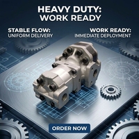 Pompa Oli Gear Assy Suku Cadang Mesin Konstruksi 705-95-05110 Pompa Gear Hidrolik Ass'y untuk HM400-2R