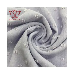 मखमली पर्दे लोकप्रिय वायु प्रवाह डोबी सी एयरफ्लो कपड़े कस्टम खिंचाव कपड़े 100% पॉलिएस्टर इस्लैमिक शैली क्रेप बुना हुआ रंग