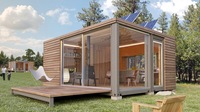 Cabine de bureau modulaire préfabriquée en conteneur maritime de 20 pieds, portable, mobile, jardin, maison préfabriquée en acier, Chine