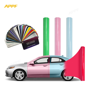 Film de protection de peinture pour voiture en vinyle TPU de qualité supérieure, technologie TPU violet, film de protection de peinture blanc nacré, film de changement de couleur, vinyle coloré - Product Image 1
