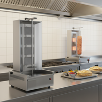 Equipo Automático para Cocina Comercial, Máquina para Hacer Shawarma a Gas, Parrilla para Shawarma de Pollo y Kebab Doner, Máquina para Hacer Kebab de Turquía
