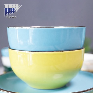 Bol en céramique de grès fait sur commande en gros de restaurant pour la couleur unie de Offre Spéciale - Product Image 4