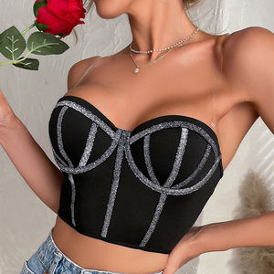 Il nuovo petto avvolgente alla moda può essere indossato al di fuori del seducente chiss ME <span class=keywords><strong>ANGEL</strong></span> <span class=keywords><strong>Sexy</strong></span> Wipe petto all'interno del Single Top Shapewear - Product Image 5