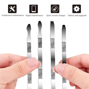 4pcs chính xác Pry Bar công cụ thiết lập màn hình <span class=keywords><strong>LCD</strong></span> Cover quay lại nhà ở Remover mở lịch thi đấu bị phá vỡ phía sau kính tháo dỡ separator - Product Image 4